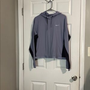 Nike Two-Tone Gray and Black Hoodie